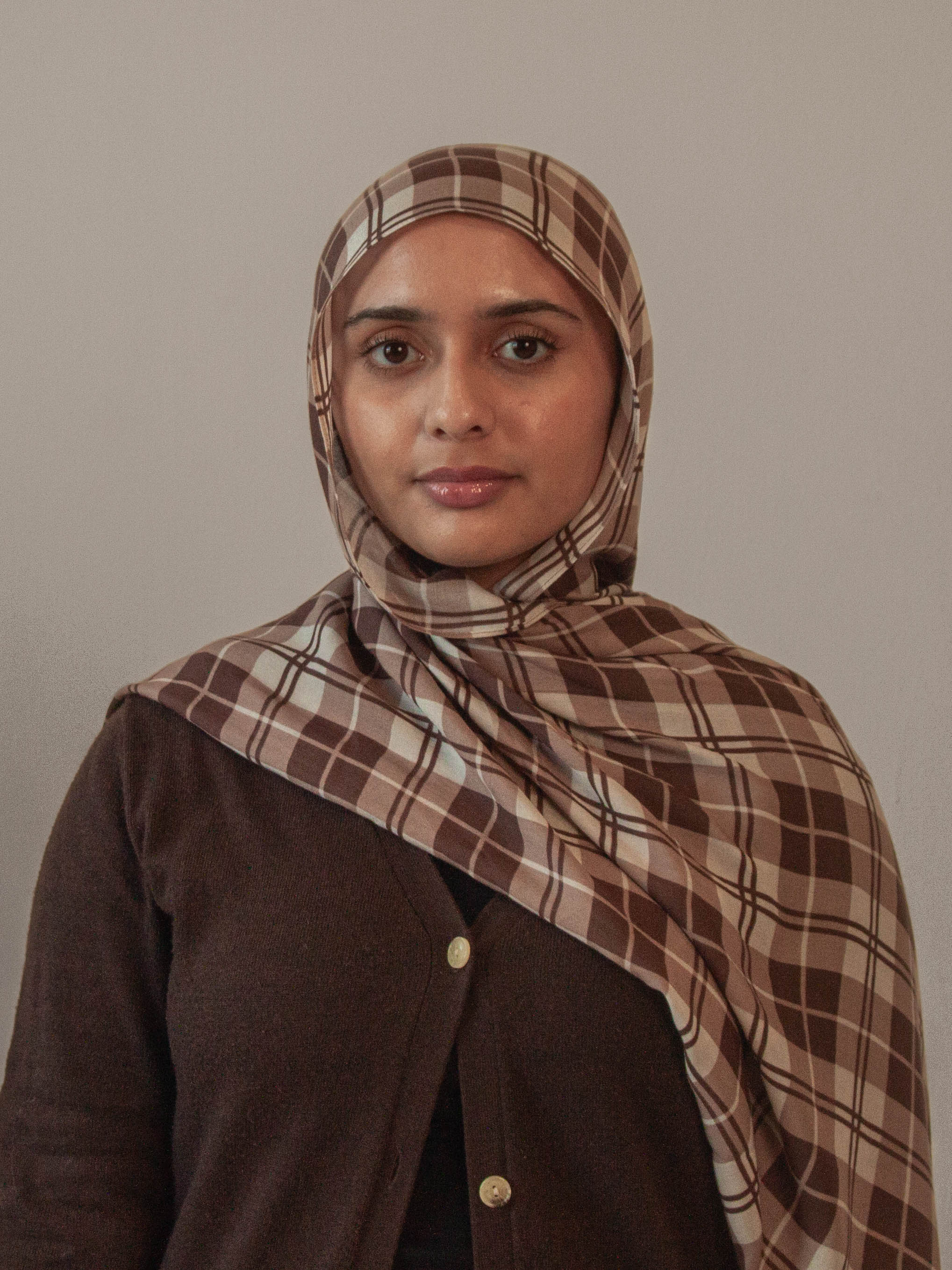 Toasted Plaid Modal Hijab