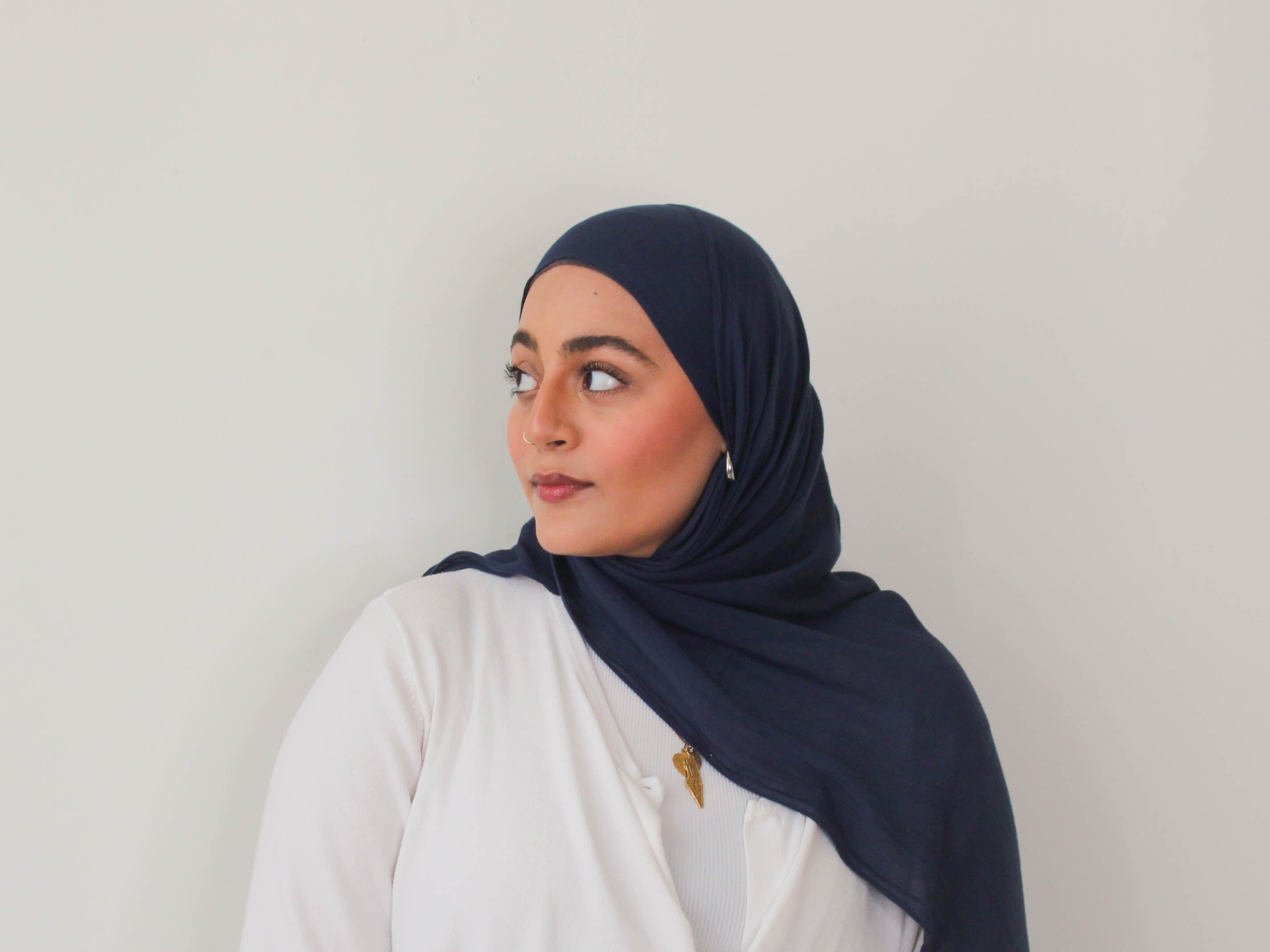 Mediterranean Blue Modal Hijab