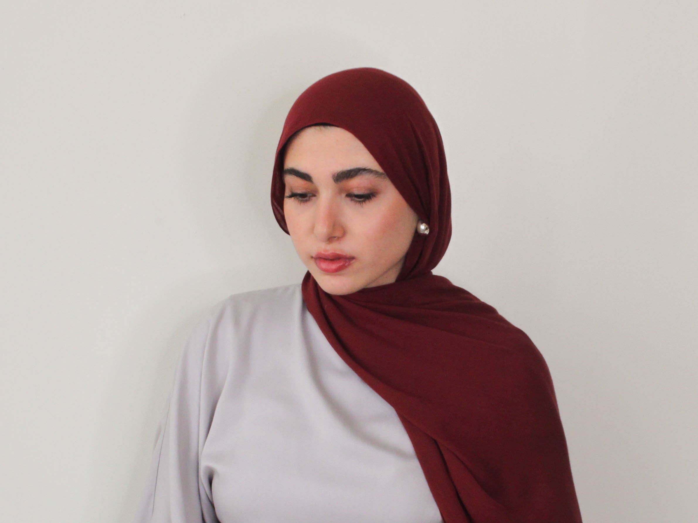 Dark Fez Modal Hijab