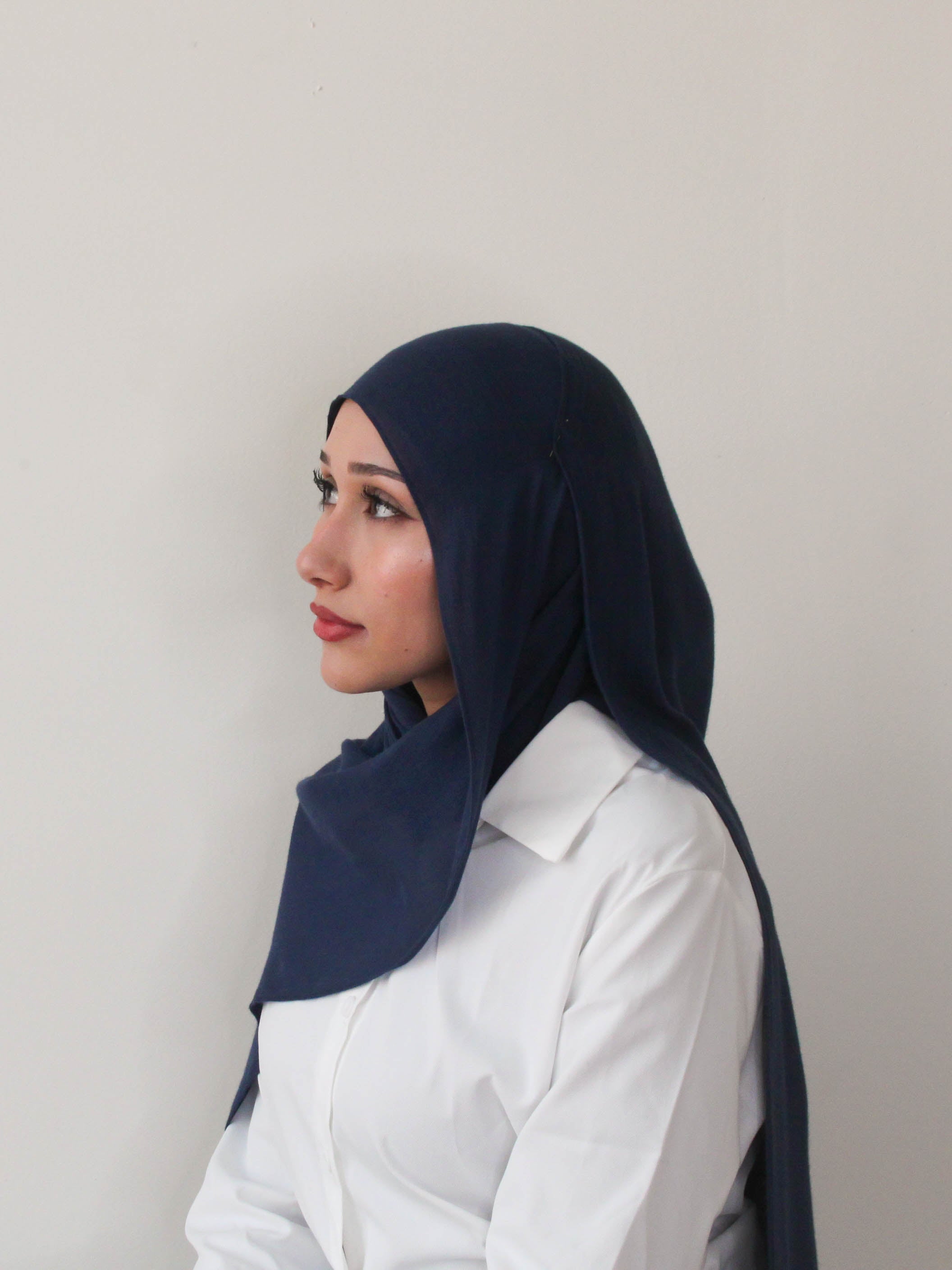 Mediterranean Blue Modal Hijab