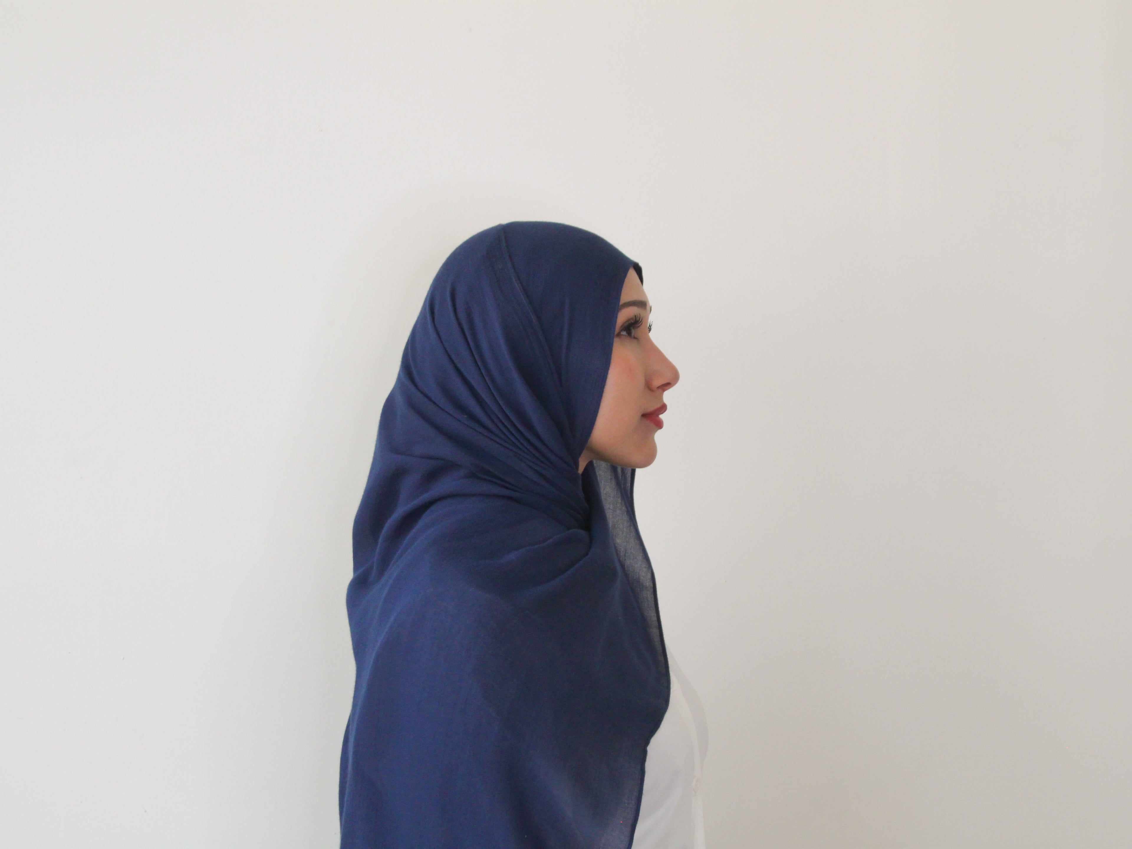 Mediterranean Blue Modal Hijab