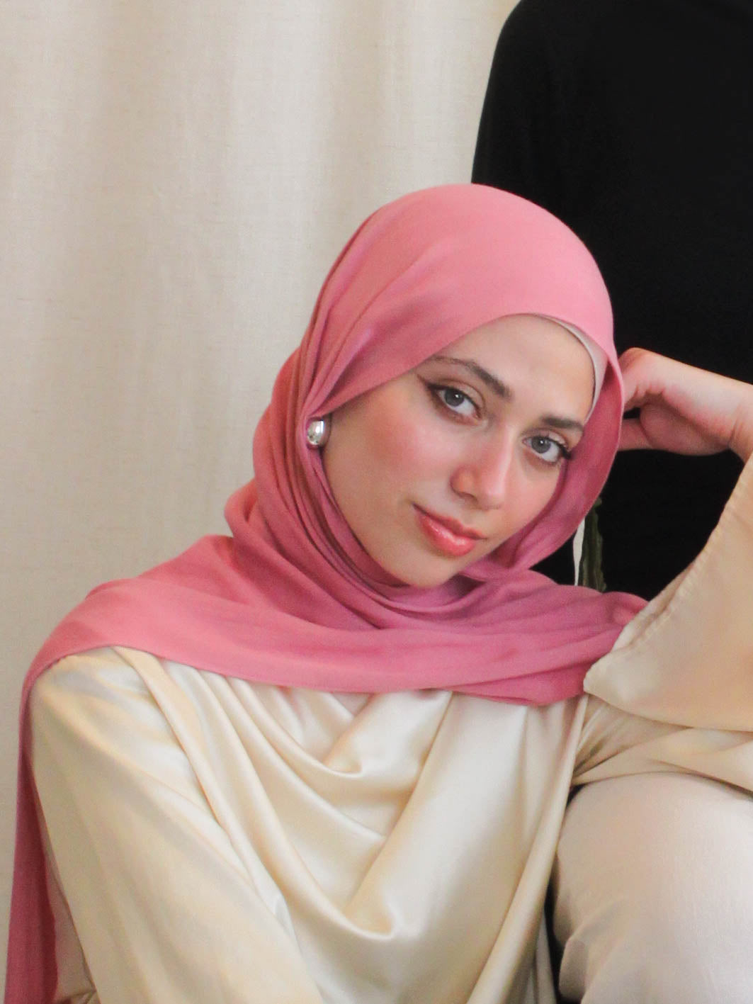 Pink Cactus Modal Hijab