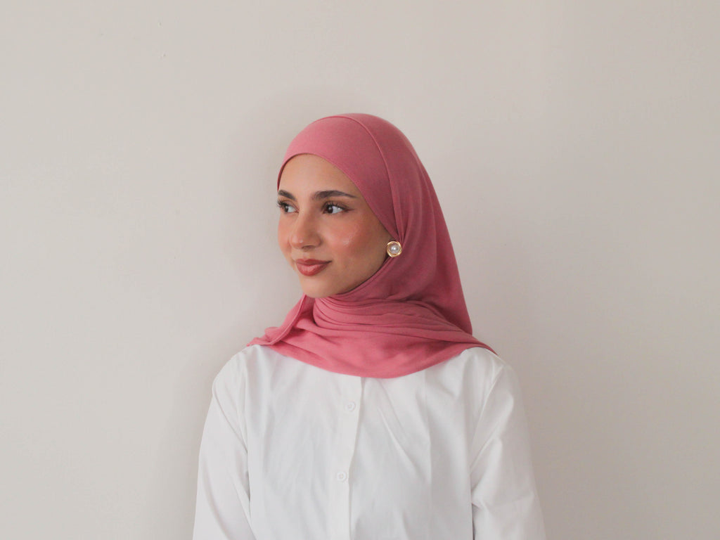 Pink Cactus Modal Hijab