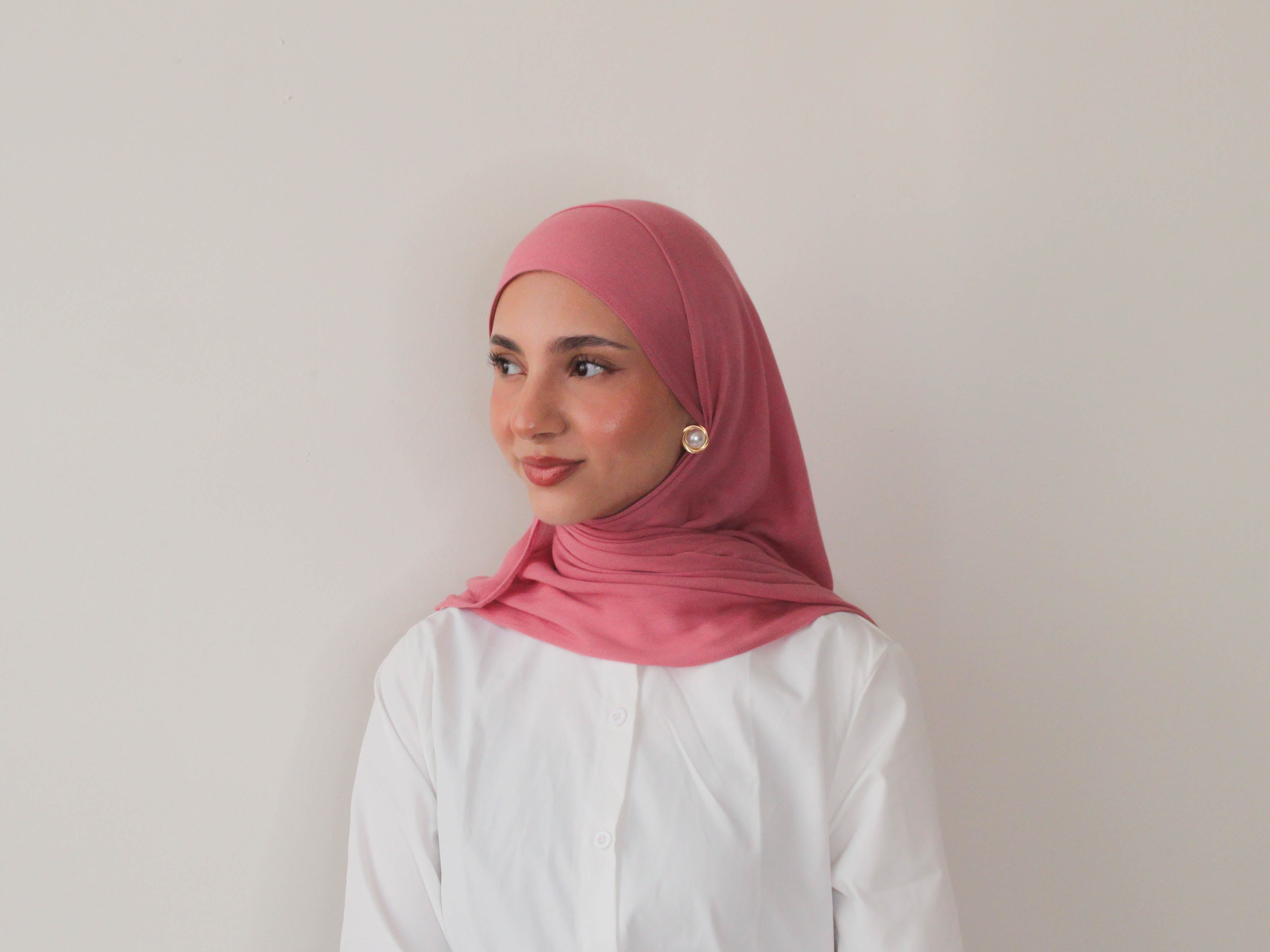 Pink Cactus Modal Hijab