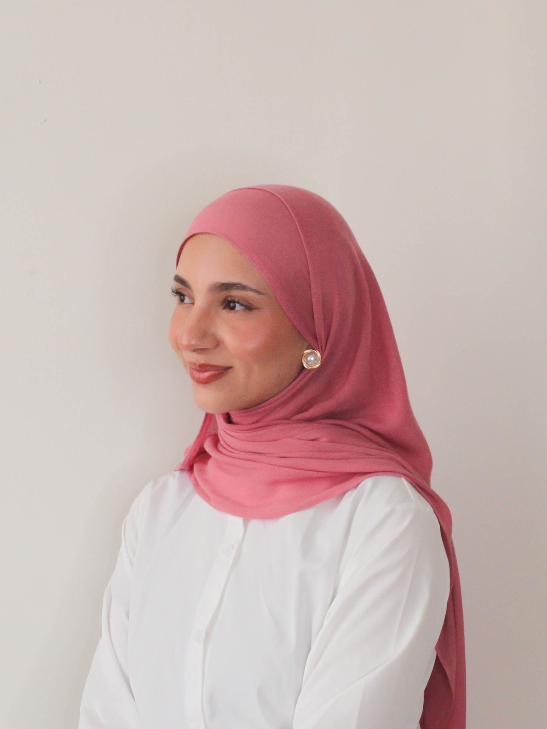 Pink Cactus Modal Hijab