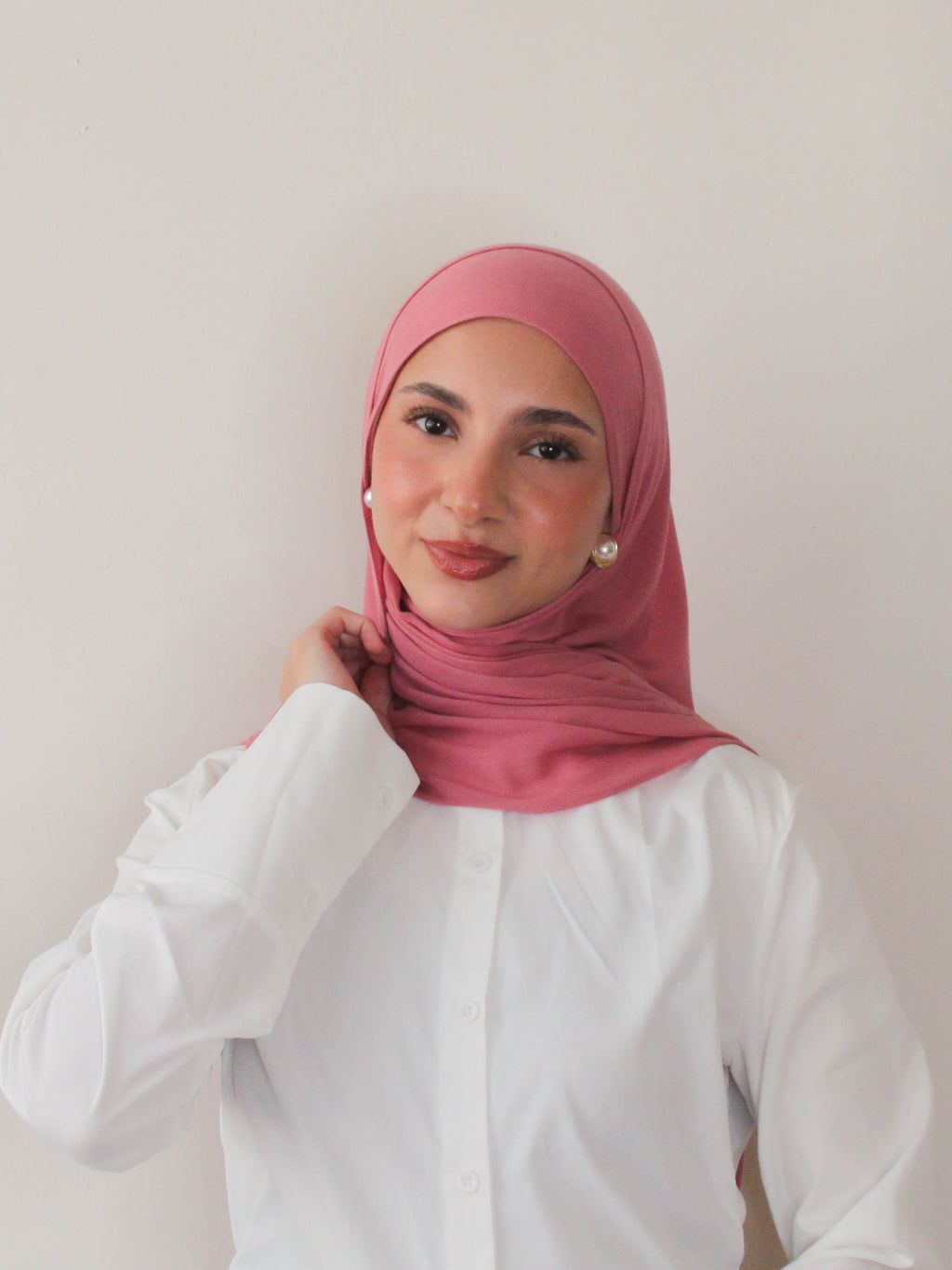 Pink Cactus Modal Hijab