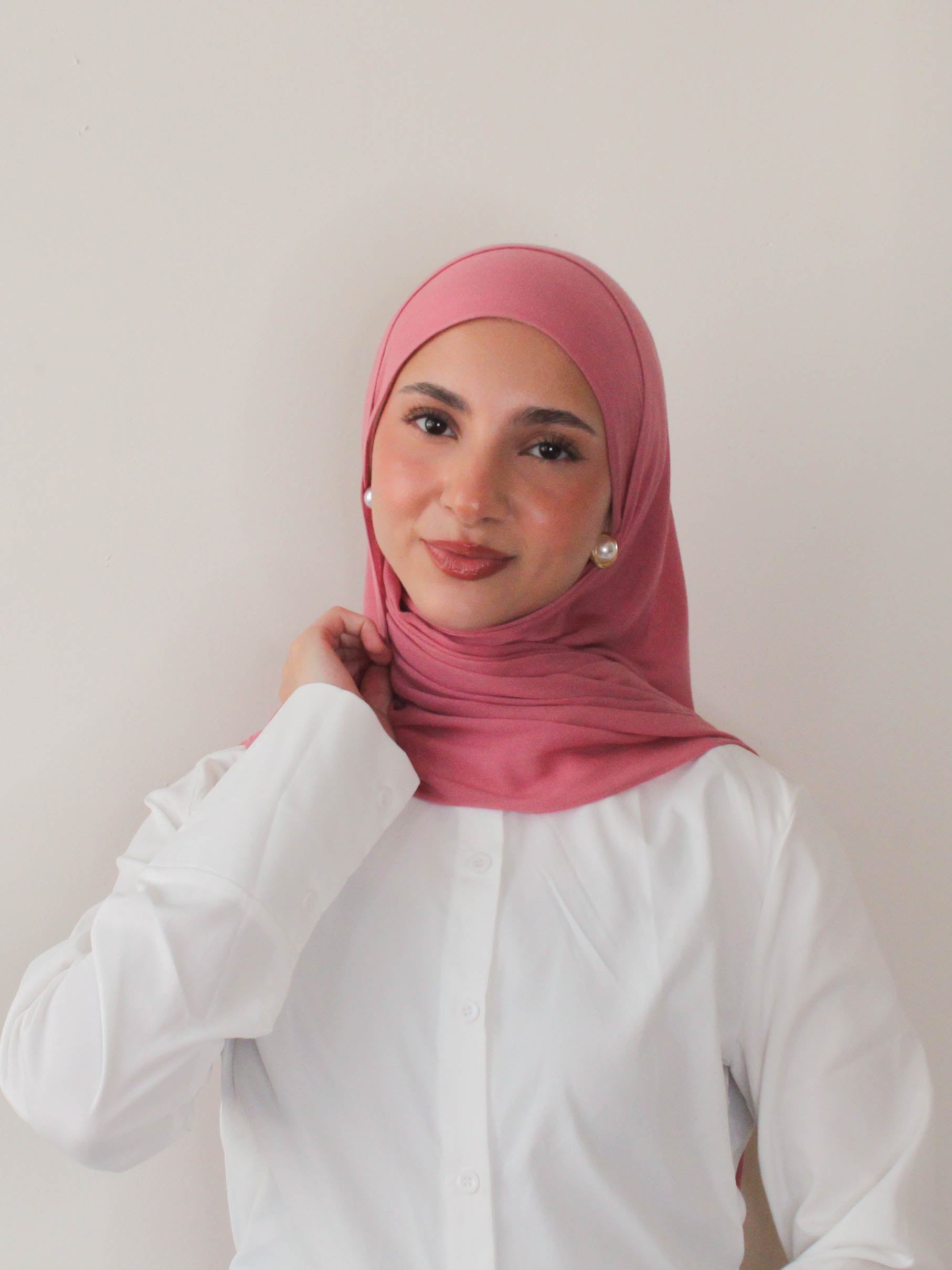Pink Cactus Modal Hijab