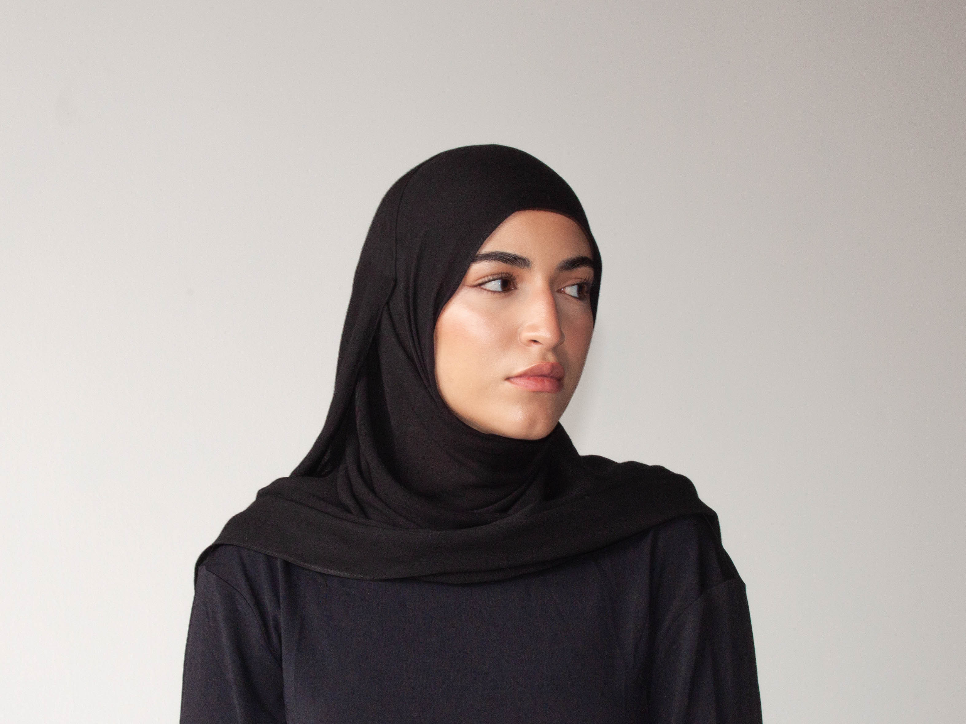 Black Kohl Modal Hijab – Oryx Origins