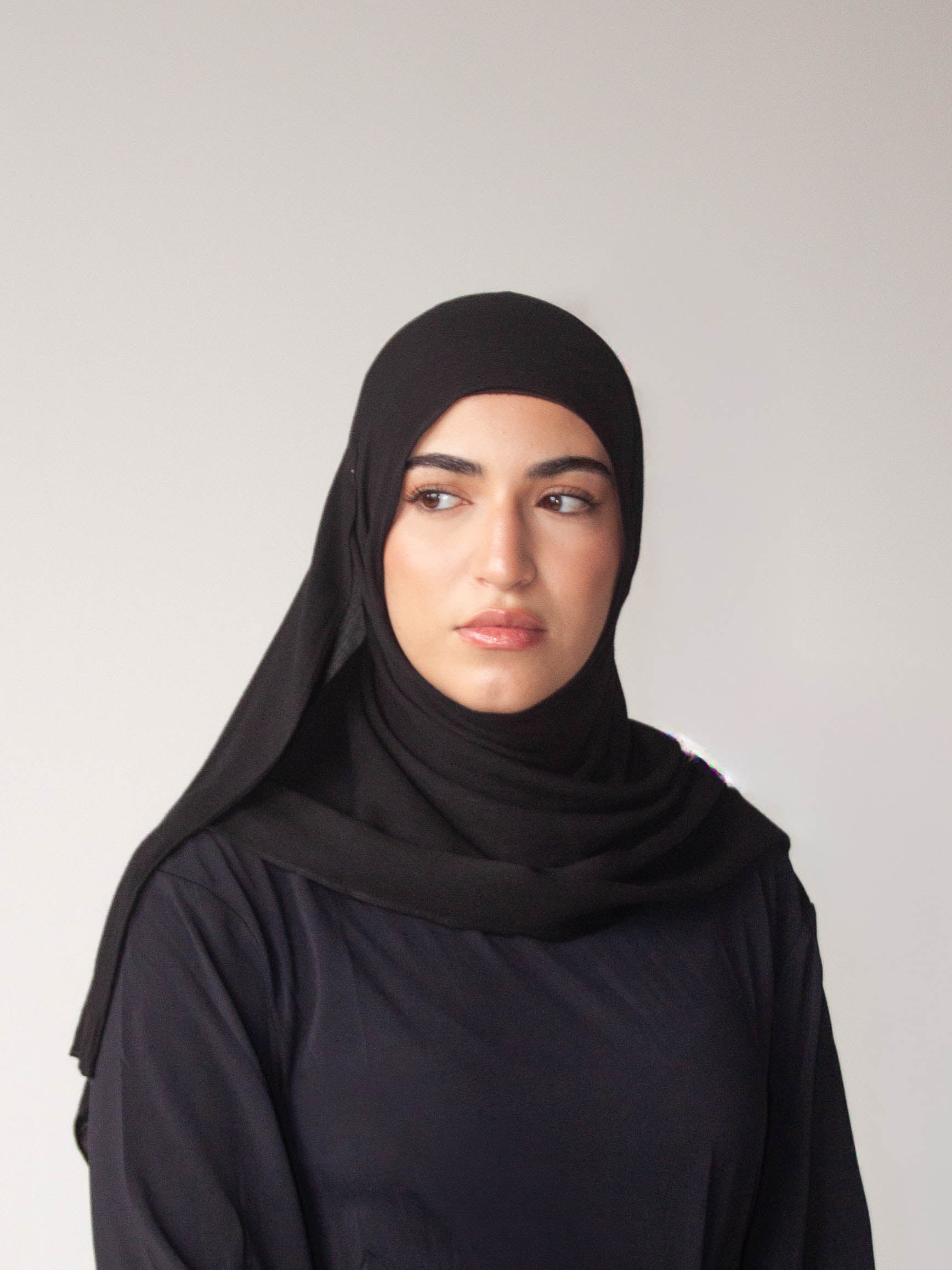 Black Kohl Modal Hijab
