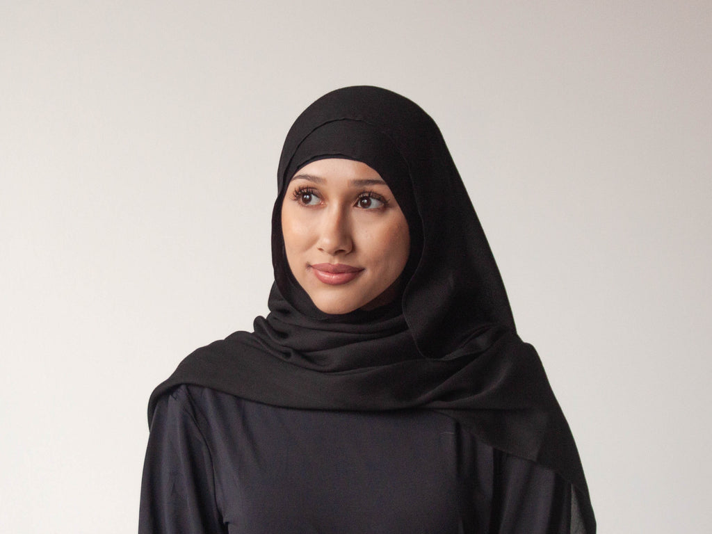 Black Kohl Modal Hijab